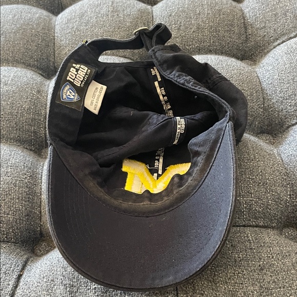 Top of the World Black Hat with Yellow M Logo - Picture 3 of 4